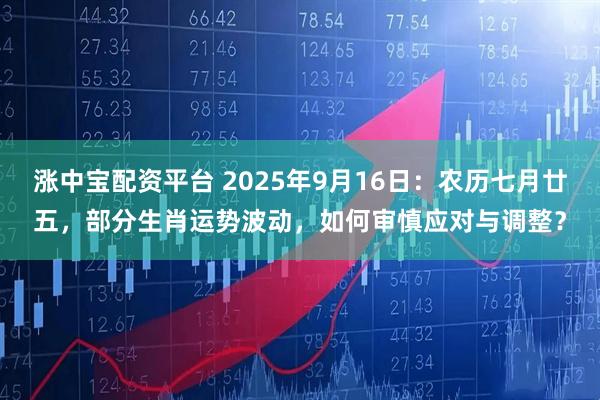 涨中宝配资平台 2025年9月16日：农历七月廿五，部分生肖运势波动，如何审慎应对与调整？