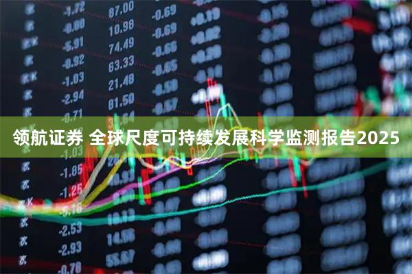 领航证券 全球尺度可持续发展科学监测报告2025
